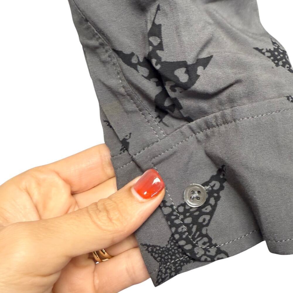 Rails Hillary Top Charcoal Cheetah Stars Women’s … - image 7